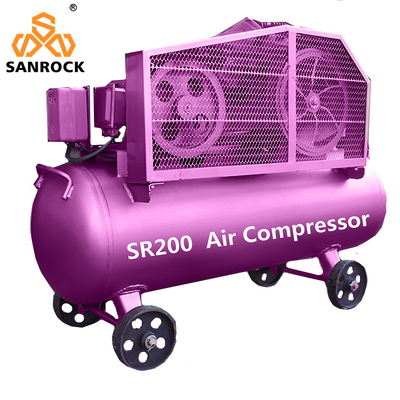 Mini compresseur d'air à courroie entraîné à piston compresseur d'air industriel compresseur d'air machine