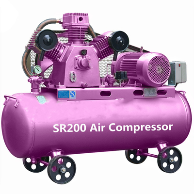 Mini compresseur d'air à courroie entraîné à piston compresseur d'air industriel compresseur d'air machine
