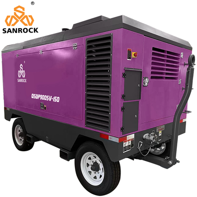Compresseur d'air à moteur diesel de 240 kW Compresseur d'air à vis rotatif