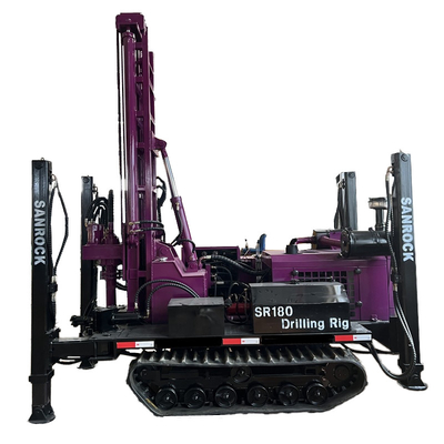 Machine de forage de puits hydrauliques à commande d'eau personnalisée avec une longueur de tuyau de forage de 1,5 m