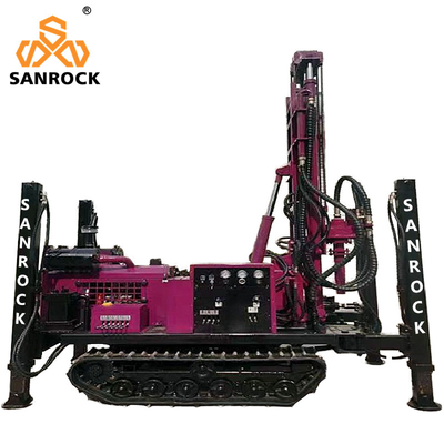 Machine hydraulique de forage de puits d'eau pour une profondeur de forage de 220 m et un diamètre de 140-320 mm