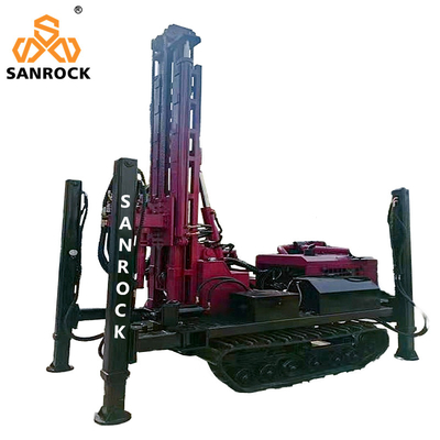 Machine hydraulique de forage de puits d'eau pour une profondeur de forage de 220 m et un diamètre de 140-320 mm