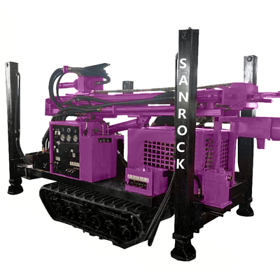 Machine hydraulique de forage de puits d'eau pour une profondeur de forage de 220 m et un diamètre de 140-320 mm
