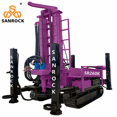 6 000 kg de puits hydrauliques portables pour le forage de puits de forage