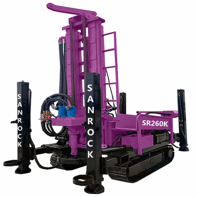 Machine de forage hydraulique à puits d'eau avec barre de forage de 3,0 m