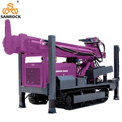 Machine de forage à l'eau par rampant pour équipement de forage de puits en eau profonde 6300 × 2300 × 2650 mm