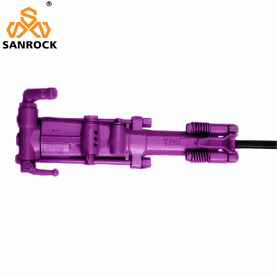 650 x 240 x 202 mm Machine de forage de roche à jambe d'air Broyeur portable Jack Hammer pour travaux de construction