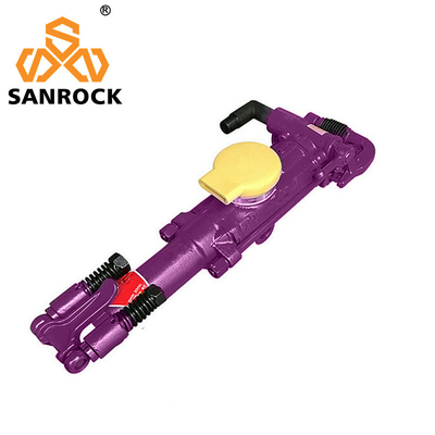 Excavateur de roche portable YT28 Jack Pneumatique Hammer Mining Air Leg Machine de forage de roche