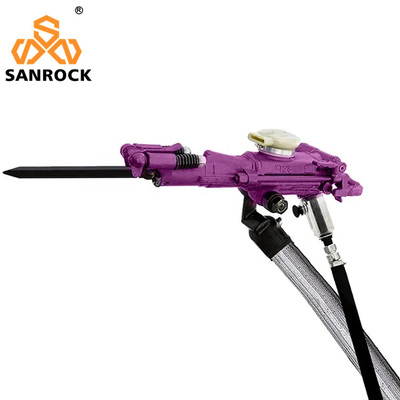 Excavateur de roche portable YT28 Jack Pneumatique Hammer Mining Air Leg Machine de forage de roche