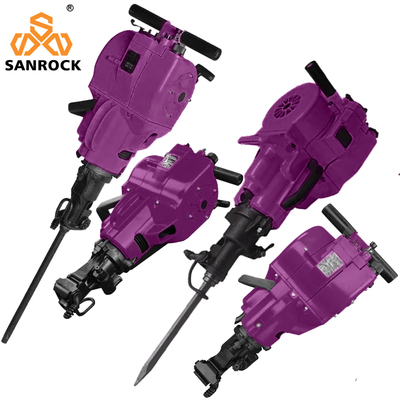 Économie de carburant machine de forage de roche à essence YN27C Forage de roche à combustion interne Jack Hammer portable