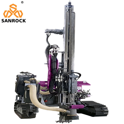 Consommation d'air 5-8 m3/min Machine de forage à marteau supérieur DTH pour l'exploitation minière hydraulique et le forage de trous de soufflage