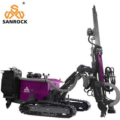 Consommation d'air 5-8 m3/min Machine de forage à marteau supérieur DTH pour l'exploitation minière hydraulique et le forage de trous de soufflage