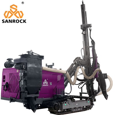 Top Hammer Forage hydraulique DTH pour l'exploitation minière de roches dures avec une puissance maximale de 22 kW.