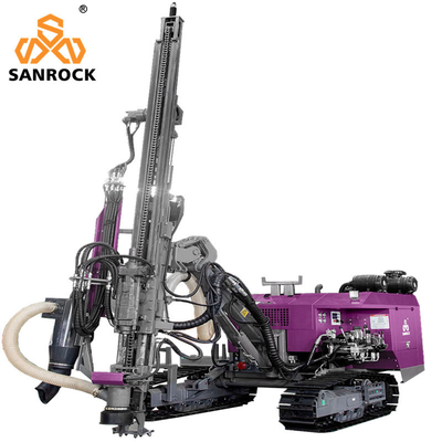 Consommation d'air 5-8 m3/min Machine de forage à marteau supérieur DTH pour l'exploitation minière hydraulique et le forage de trous de soufflage