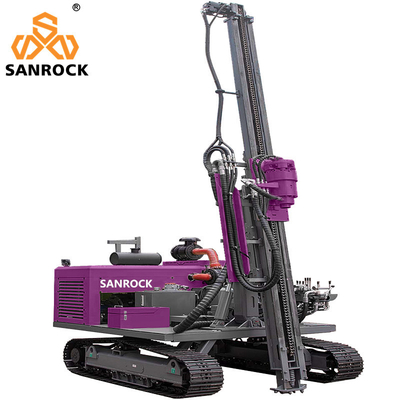 Machines hydrauliques de forage de piles photovoltaïques Machines de forage de piles solaires