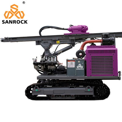 Appareil de conduite de pile solaire Hydraulique Portable Pile Driver Screw Pile Driving Equipement avec couple rotatif 10000N.m