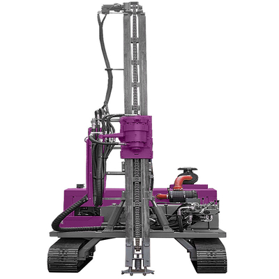 Appareil de conduite de pile solaire Hydraulique Portable Pile Driver Screw Pile Driving Equipement avec couple rotatif 10000N.m