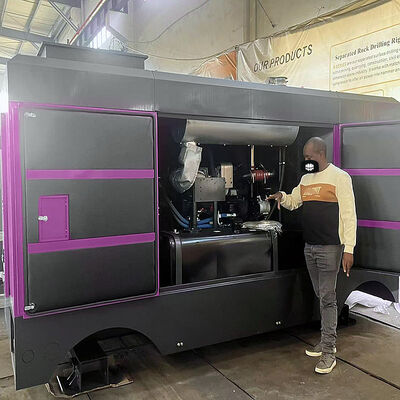 Compresseur d'air à vis de moteur  Compresseur d'air à vis de puits de forage d'eau Compresseur d'air à forage machine Compresseur d'air portable