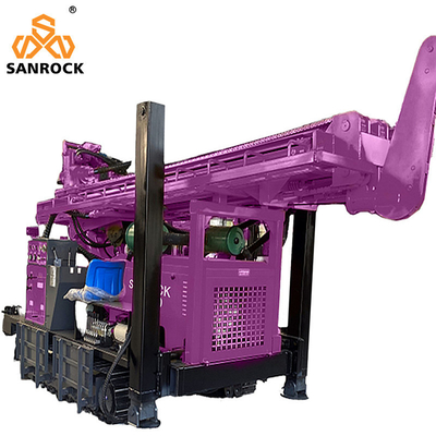 Machine hydraulique de forage de puits d'eau pour forage de puits en eau profonde couple de balancement 5700-7500N.m