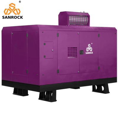 Compresseur d'air à vis à entraînement direct du moteur Cummins pour un rendement de forage élevé