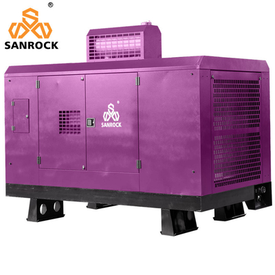 Compresseur d'air à vis à entraînement direct du moteur Cummins pour un rendement de forage élevé