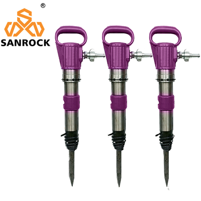 Portable de 580 mm de longueur pneumatique à main tenue à l'air piqueur de béton Jack Hammer pour le forage de roche