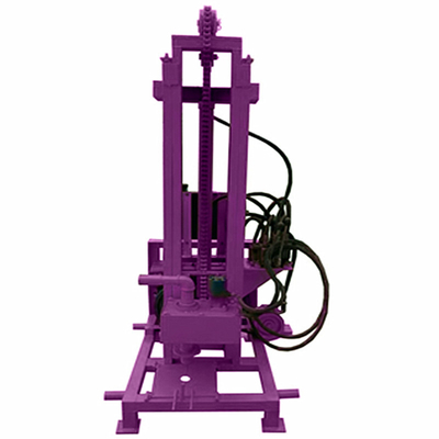Machine de forage hydraulique portable pour l'eau Réglage rotatif pour petits puits d'eau 700*700*2500 mm