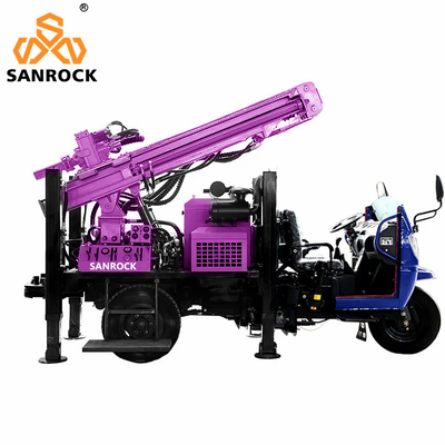 Machine hydraulique de forage de puits d'eau pour 200 m Profondeur de forage 4350 × 1600 × 2450 mm