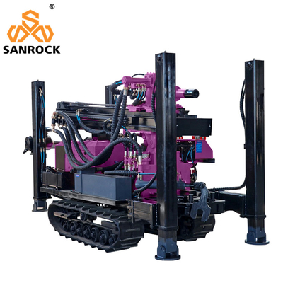Machine de forage de puits hydrauliques à commande d'eau personnalisée avec une longueur de tuyau de forage de 1,5 m