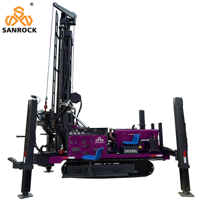390m 500m Forage à l'eau Rig Crawler Forage de puits d'eau Machine avec moteur Yuchai