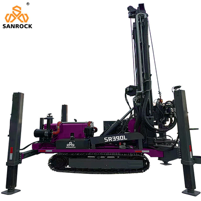 390m 500m Forage à l'eau Rig Crawler Forage de puits d'eau Machine avec moteur Yuchai