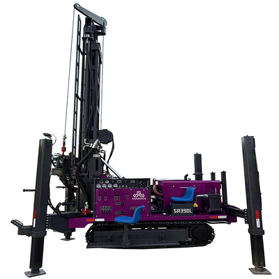 Forage de puits en eau profonde de 700 m Forage hydraulique de puits Forage de puits Machine Portable moteur CUMMINS