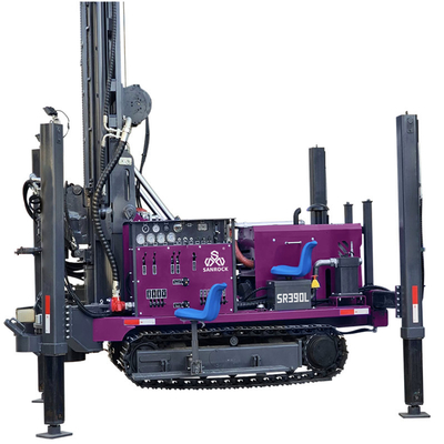 390m 500m Forage à l'eau Rig Crawler Forage de puits d'eau Machine avec moteur Yuchai