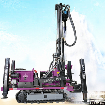 390m 500m Forage à l'eau Rig Crawler Forage de puits d'eau Machine avec moteur Yuchai