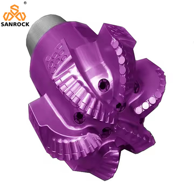 API PDC Forage pétrolier Bit Roche Outils de forage à 6 lames Corps de matrice Diamant PDC Bit