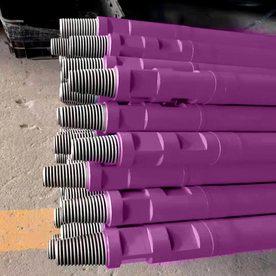 Pipe de forage DTH de haute résistance de 1,5 m pour le soufflage des roches 76/89/102 mm API Thread Water Well Drilling Rod