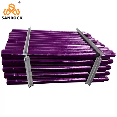 Pipe de forage DTH de haute résistance de 1,5 m pour le soufflage des roches 76/89/102 mm API Thread Water Well Drilling Rod