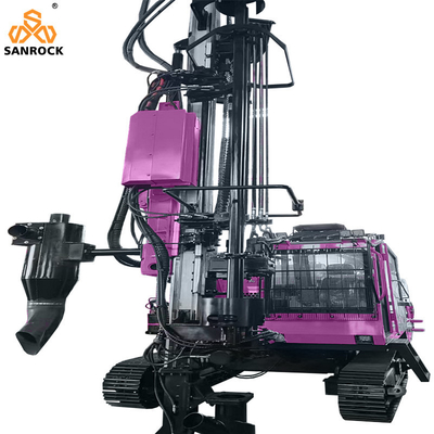 Équipement de forage DTH intégré Profondeur 28m Rig hydraulique de forage minier Machine de forage Crawler Rig