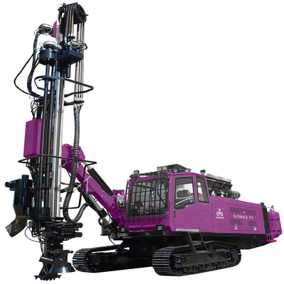 Machine de forage de forage minier Traction d'alimentation 4750 mm Equipement de forage intégré