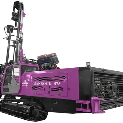 Équipement de forage DTH intégré Profondeur 28m Rig hydraulique de forage minier Machine de forage Crawler Rig