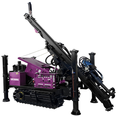 Forage à circulation inverse Forage hydraulique RC Profondeur de 200 m Forage de noyau d'exploration