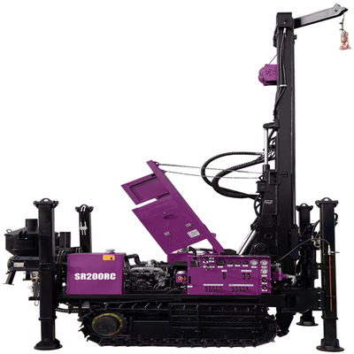 Machine de forage RC à circulation inverse, plateforme de forage de noyau à haute performance, plateforme de forage hydraulique portable