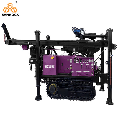 Forage à circulation inverse Forage hydraulique RC Profondeur de 200 m Forage de noyau d'exploration
