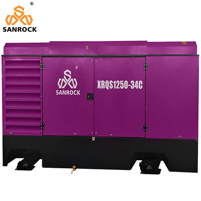 Compresseur d'air à vis de moteur  Compresseur d'air à vis de puits de forage d'eau Compresseur d'air à forage machine Compresseur d'air portable