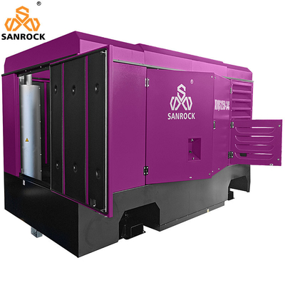 35m3/min SANROCK Compresseur d'air à vis portable Machine minière Compresseur d'air à vis à entraînement direct À vendre
