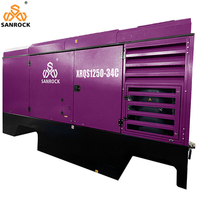 Vitesse 1750rpm Compresseur d'air à vis à haute pression Compresseur d'air portable Machine pour puits d'eau