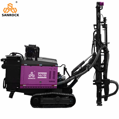 Équipement de forage hydraulique Force de levage 25KN DTH Forage minier Forage de forage