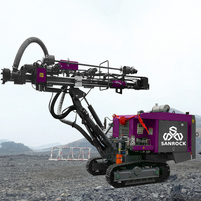 Forage automatique avec système de changement de tige Machine de forage minière Forage hydraulique DTH
