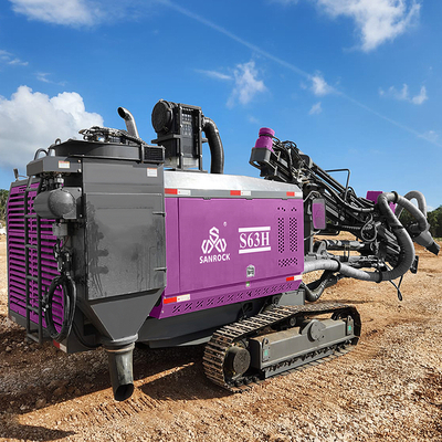 Équipement de forage hydraulique Force de levage 25KN DTH Forage minier Forage de forage
