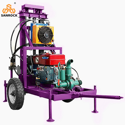 Machine de forage portable à puits d'eau à haut rendement de forage pour le forage rotatif